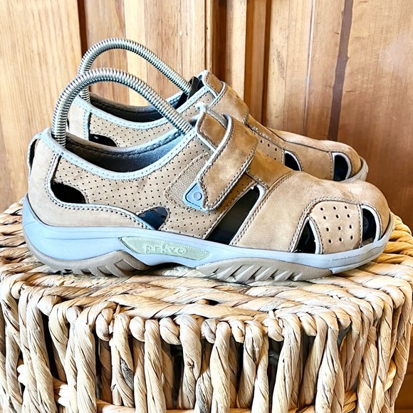 Privo By Clarks Women’s Tan Leather Hiking Sandals Shoes Size 8 - Picture 6 of 14